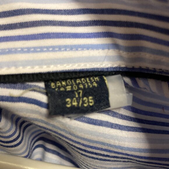 #151 Men’s U.S. Polo Assn. Dress Shirt, Size 17 34/35 - Picture 6 of 7